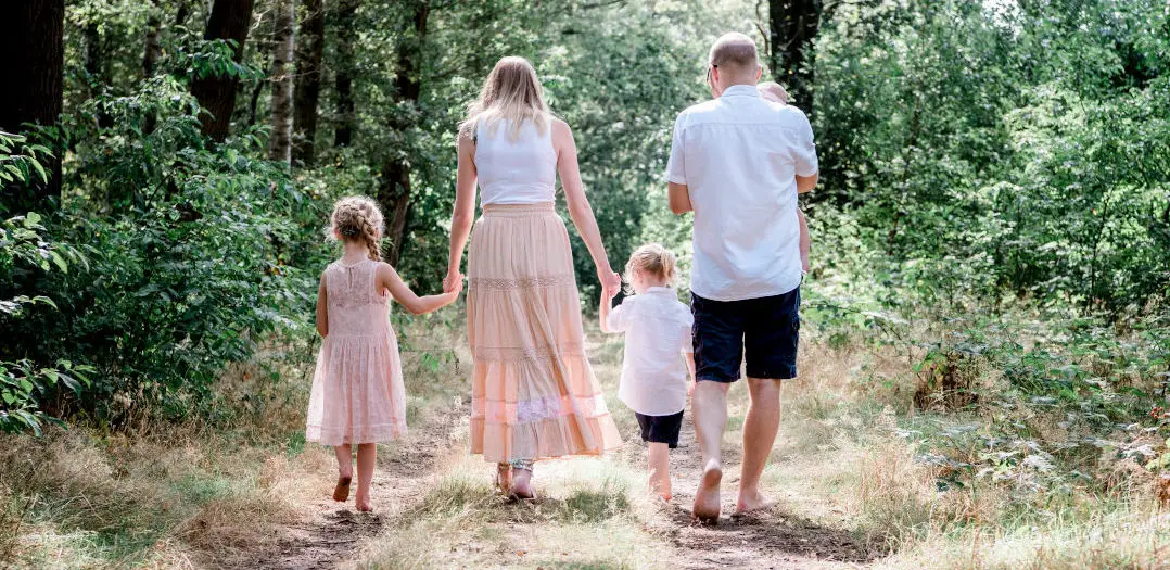 Gavin de Ste Croix and family